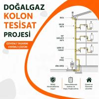 Doğalgaz Kolon Tesisat Projesi Hizmeti